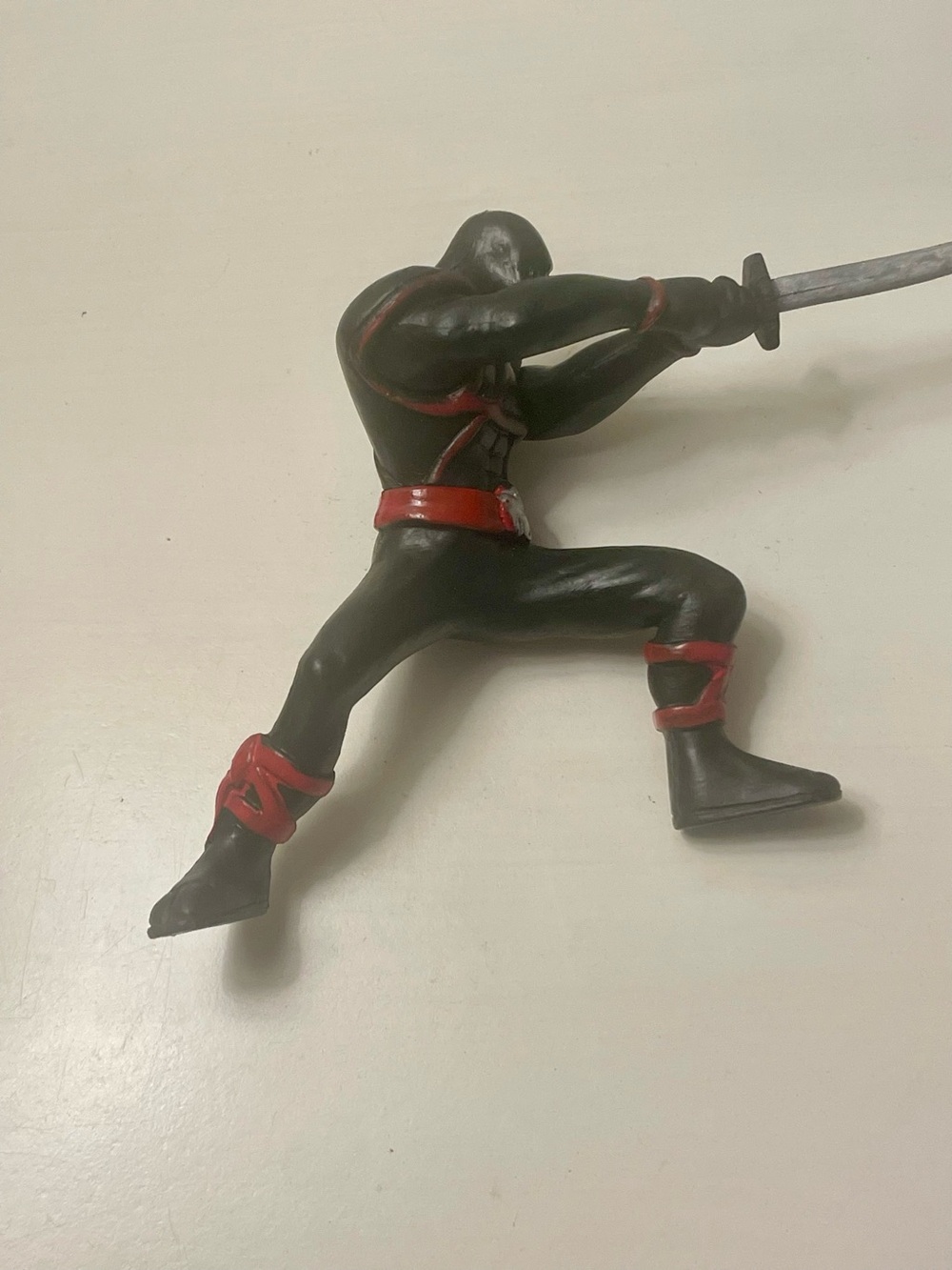 Black Stealth Red Ninja Thruster PVC Figure